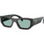 Prada PRA01S Root Tortoise Petrol Green Angle