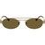 Miu Miu MU54ZS Brass Gold Dark Brown Front