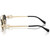 Miu Miu MU54ZS Pale Gold Dark Grey Temple