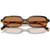 Miu Miu MU11ZS Honey Havana Brown Front Folded