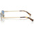 Miu Miu MUA52S Pale Gold Light Blue Temple