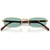 Prada PRB54S Gold Petrol Green Front Folded