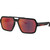 Prada Linea Rossa PSA06SF Black Rubber Blue Red Mirror Angle