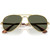 Ray-Ban Aviator Max RB3925 Arista Green Polarised Front Folded