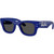 Ray-Ban Wayfarer Puffer RB4940B Blue Strass Dark Grey Angle