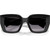 Miu Miu MUB05S Black Grey Gradient Front Folded