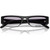 Miu Miu MUB07S Black Grey Clear Gradient Front Folded