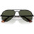 Ray-Ban Aviator Max RB3925 Black Green Front Folded