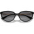 Vogue Eyewear VO5672S Black Grey Polarised Front Folded
