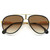 Carrera Glory Black Gold Brown Gradient Front Folded