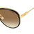Carrera Glory Black Gold Brown Gradient Lens