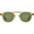 Garrett Leight Harding Brew Semi-Flat Green Glass Front Garrett Leight Harding Brew Semi-Flat Green Glass Front