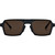 AM Eyewear Lason Large Black Smoke Polarised Front