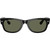 Ray-Ban Mega Wayfarer II RB0832S Black Green Polarised Glass Front