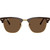 Ray-Ban RB3016F Brown Gold Dark Brown Glass Front