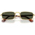 Ray-Ban RB3927 Arista Green Glass Front Folded