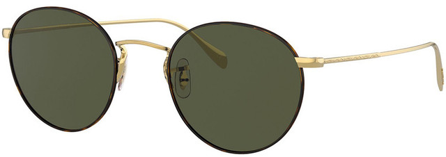 Coleridge OV1186S - Gold and Tort/G15 Glass Lenses