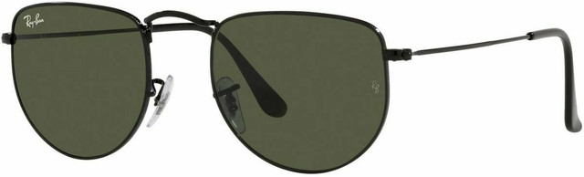 Ray-Ban Elon RB3958 - Black/Green Glass Lenses 50 Eye Size