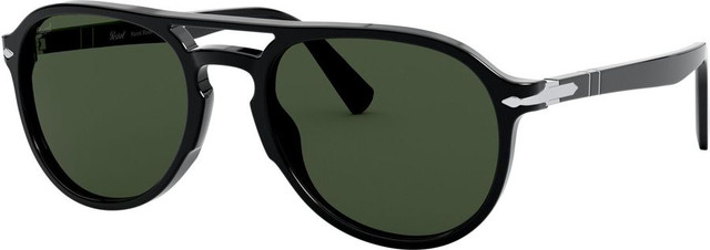 PO3235S - Black/Green Glass Lenses