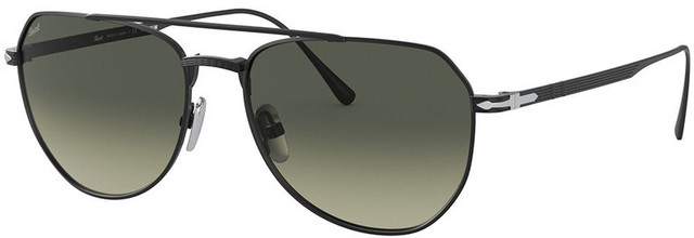 Persol PO5003ST - Matte Black/Dark Grey Gradient Glass Lenses