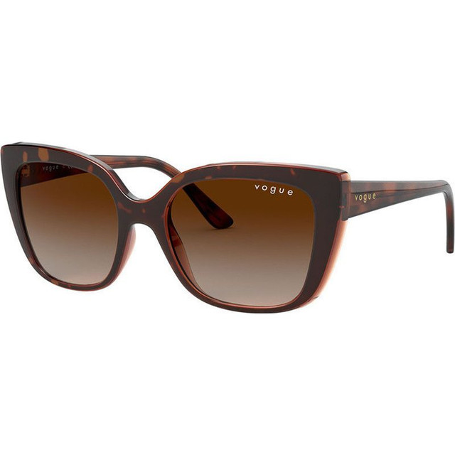 Vogue Eyewear VO5337S - Dark Havana/Brown Gradient Lenses