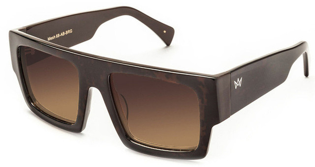 AM Eyewear Mesh - African Brown/Brown Gradient Lenses