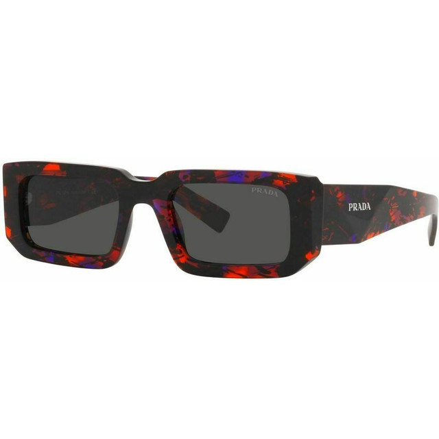 Prada PR06YS - Abstract Orange/Dark Grey Lenses