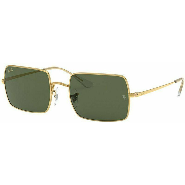 Rectangle RB1969 - Legend Gold/Green Glass Lenses