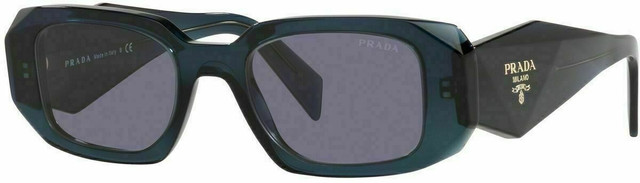 Prada PR17WS - Crystal Blue/Blue Lenses