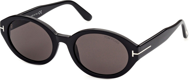 Tom Ford Genevieve FT0916 - Shiny Black/Smoke lenses