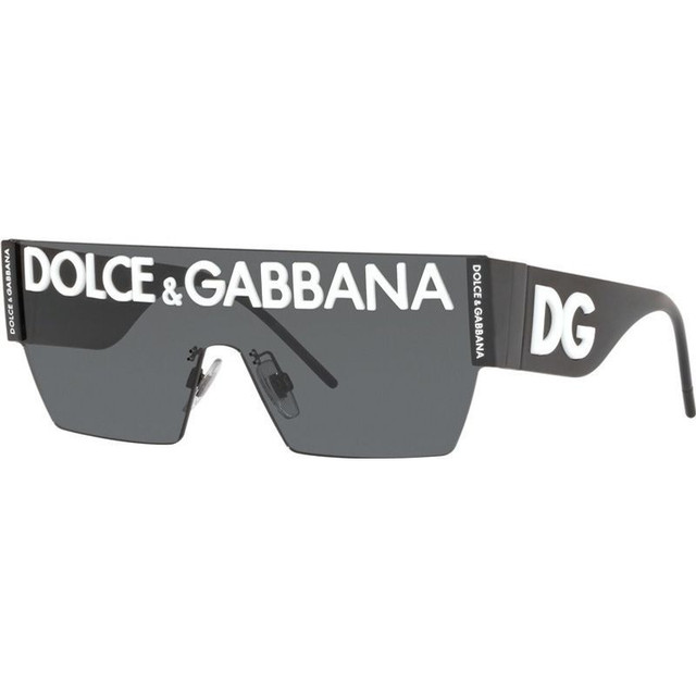 Dolce & Gabbana DG2233 - Black/Violet Dark Grey Gradient Lenses