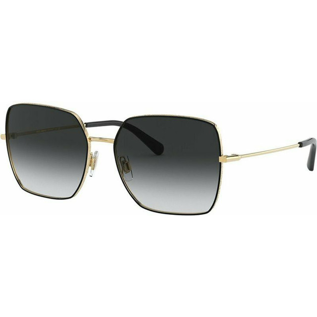 DG2242 - Black and Gold/Grey Gradient Lenses