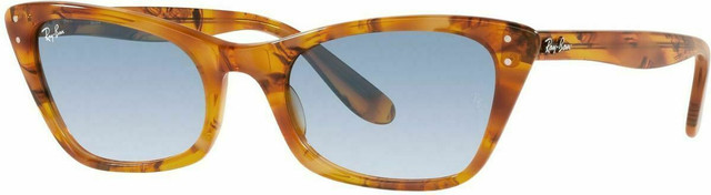 Lady Burbank RB2299 - Amber Tort/Clear Blue Gradient Glass Lenses