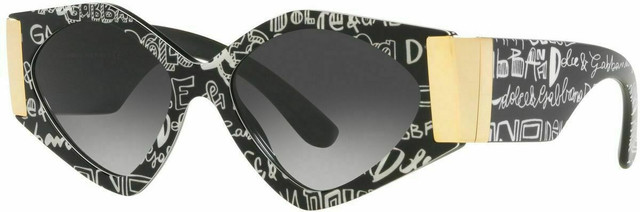 Dolce & Gabbana DG4396 - Black Graffiti/Grey Black Gradient Lenses