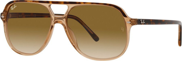 Ray-Ban Bill RB2198 - Havana and Transparent Brown/Clear and Brown Gradient Glass Lenses 60 Eye Size