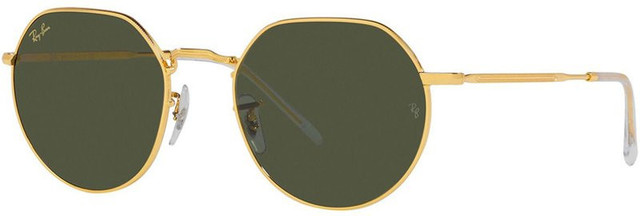 Jack RB3565 - Legend Gold/Green Glass Lenses 53 Eye Size