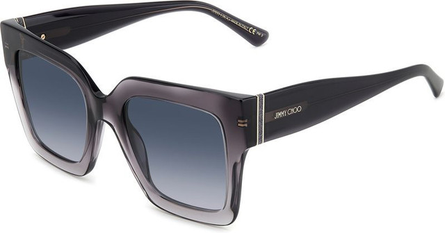 Jimmy Choo Edna - Grey/Grey Azure Lenses