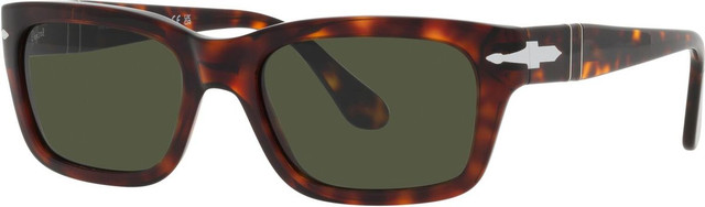 PO3301S - Havana/Green Glass Lenses