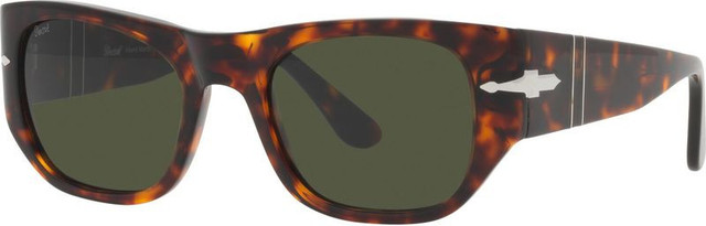 PO3308S - Havana/Green Glass Lenses