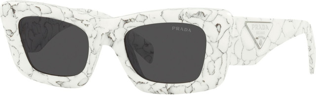 PR13ZSF - Matte White Marble/Dark Grey Lenses