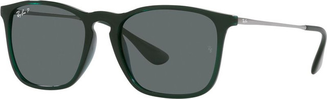 Ray-Ban Chris RB4187 - Transparent Green/Dark Grey Polarised Lenses