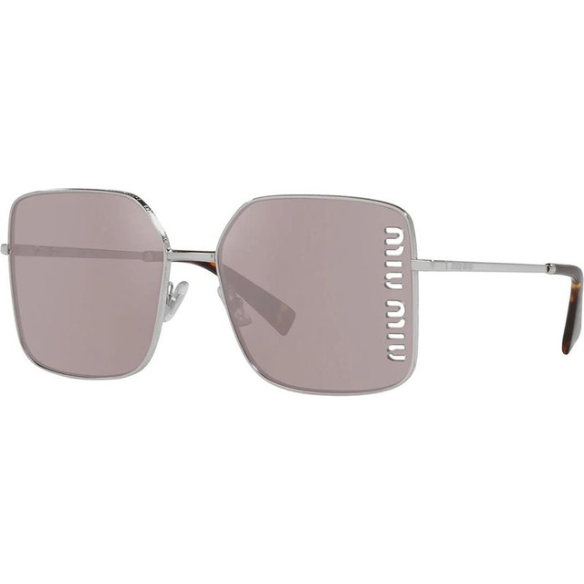 Miu Miu 51YS - Silver/Violet and Silver Flash Mirror Lenses