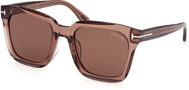 Tom Ford FT0892K - Shiny Light Brown/Brown Lenses