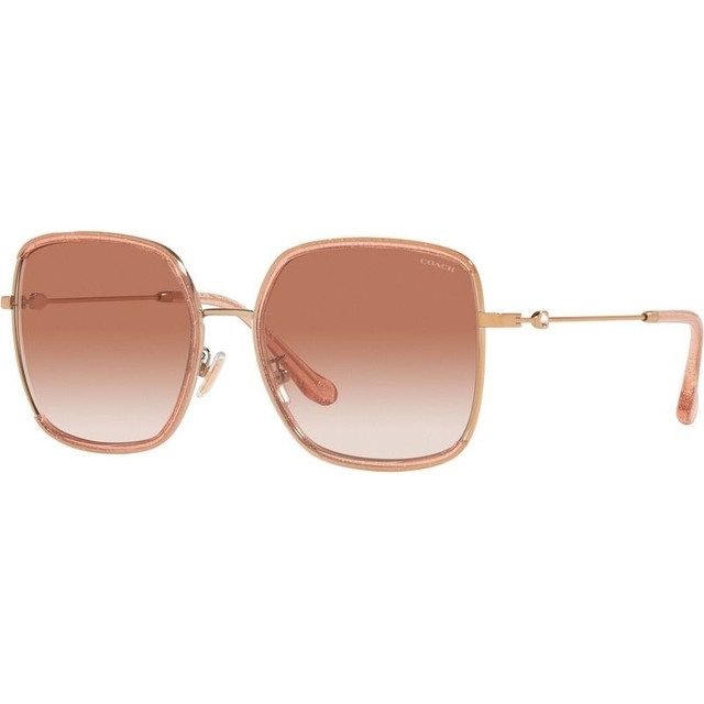 HC7139BD - Rose Gold and Pink Glitter/Pink Gradient Lenses