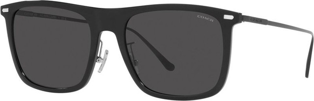 Coach HC8356 - Black/Solid Dark Grey Lenses