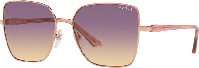 Vogue Eyewear VO4199S - Rose Gold/Yellow Violet Gradient Lenses