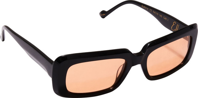 Sunday Somewhere Elle - Black/Amber Tint Lenses