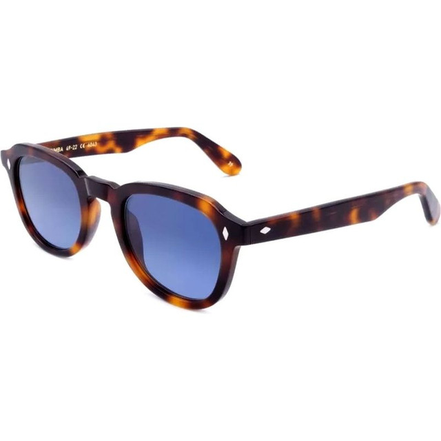 Simba - Spotted Havana/Blue HD Gradient Glass Lenses