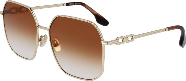 Victoria Beckham VB232S - Gold/Honey Gradient Lenses