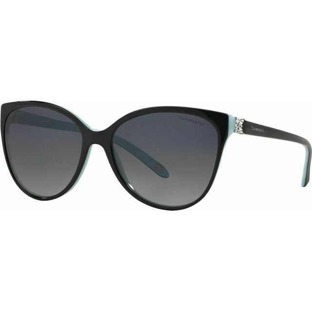 TF4089B - Black on Tiffany Blue/Grey Gradient Polarised Lenses